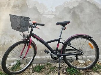 Kolo Btwin dívčí černo-růžové