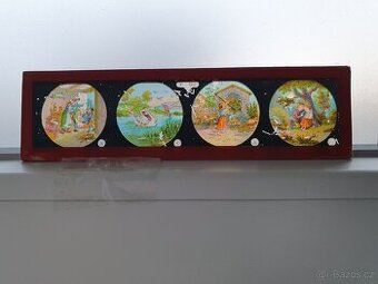 Skleněné obrázky do promítačky