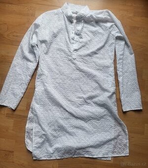 Bílá tunika, halenka indického stylu vel. 38