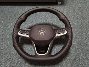 VW vyhřívaný volant perforovaný 5H0419089J s airbagem