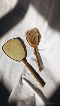 Toaletní sada zrcátko a kartáč Itálie