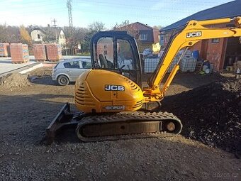 minirypadlo bagr JCB 8052 5t 2002 po velkym servisie faktury