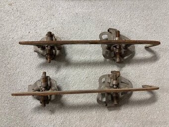 Starožitné retro brusle na kličku šlajfky - 1