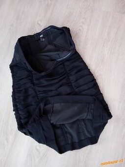 DÁMSKÉ ČERNÉ ŠATY BEZ RAMÍNEK - vel.M /zn.H&M