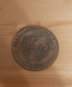 Výroční medaile ( mince ) Rostock 30 jahre DDR - 1