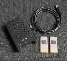 Sony SxS karty (64gb a 32gb) + čtečka těchto karet - 1
