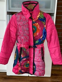 Dívčí zimní bunda/kabát Desigual vel. 13-14 let - 1