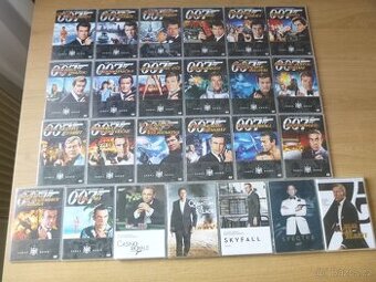 zcela kompletni JAMES BOND 1-25 na DVD cz dabing