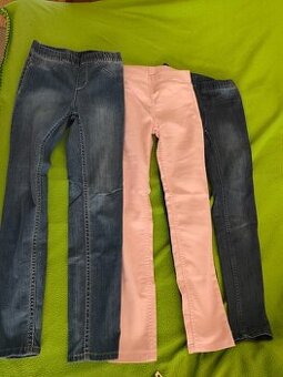 Jeggings 3 ks - vel. 134