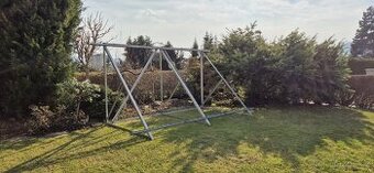 Celohliníková konstrukce na 3 ks solárních kolektorů