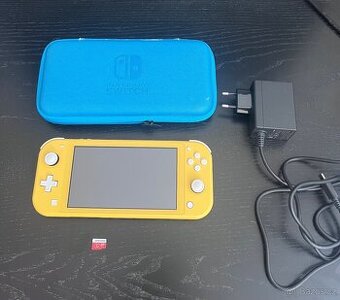 Nintendo Switch Lite v TOP stavu + příslušenství