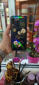 Samsung galaxy A50 modrá perleť +12 krytů