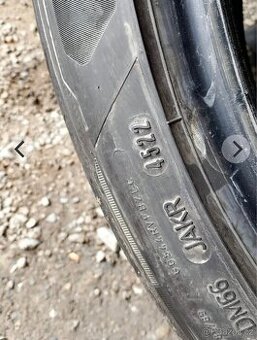Na prodej 2ks letních pneu 245/40 r19 98y