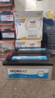 AGM Trakční Akumulátory MONBAT 2ks