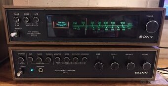 RARITNÍ VINTAGE HIFI SESTAVA SONY TA-70 + ST-70 (ROK 1972)