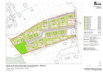 Stavební parcela jižní orientace s výhledem Žernov 1349m2