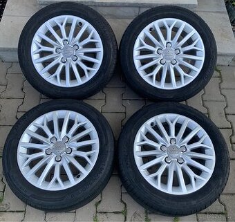 Alu kola Audi, 5x112, R16, letní pneu, ET48