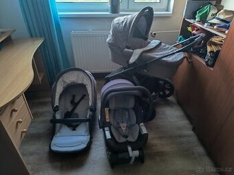 Kočárek X-LANDER Set 3v1 Evening Grey Isofix X-Move