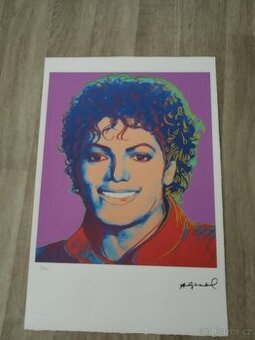 Obraz Michael Jackson, Gun, Uncle Sam - Andy Warhol