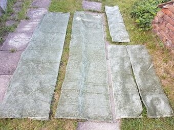 Tatra 613 chromka, originál potahová látka čalounění.