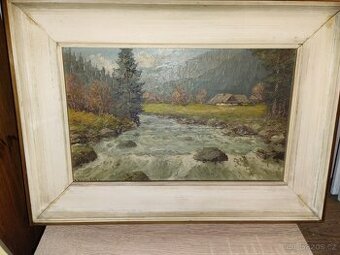 Obraz olejomalby od Adolfa Hajdučeka