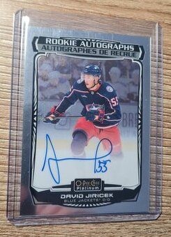 David Jiříček - novacikovska NHL karta s podpisom