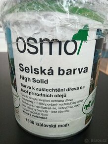 Barva modrá, osmo, Selská barva, plechovka