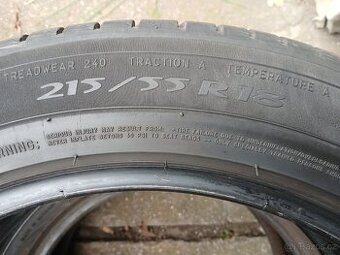 2ks letní pneu 215/55 r18