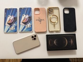 Apple iPhone 12 Pro Max 128 GB – zlatý, TOP STAV