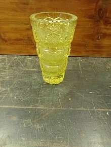 Váza, broušené sklo - 1