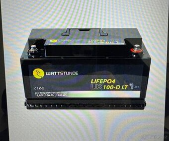 Lithiová Baterie - WATTSTUNDE Lithium 100Ah LiFePO4 Battery