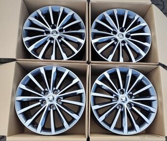 Nové disky originální Škoda Karoq 5x112 R18 Trinity