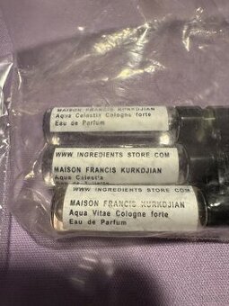 Ingredients vzorky