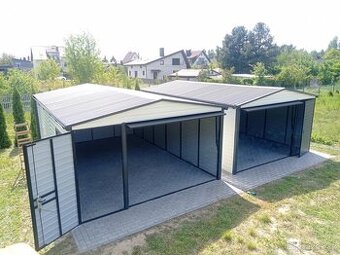 Plechová garáž - 1