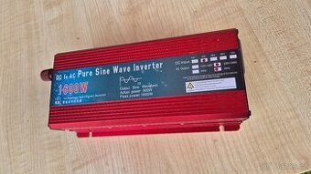 Menic napětí 24V/230v 1600w čistý sinus