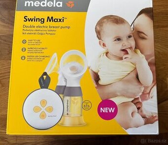 Odsávačka Medela Swing Maxi Double + nástavce Hands Free
