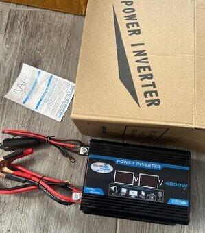 Nový měnič napětí 4000 W 12V/230V