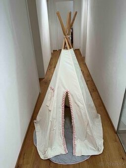 Prodám béžový bavlněný týpí / teepee stan Moi Mili