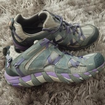 Dámská Merrell sportovní treková obuv Grey/Royal Lilac