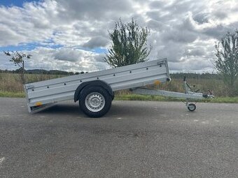 Brzděný přívěsný vozík 1300kg - akce