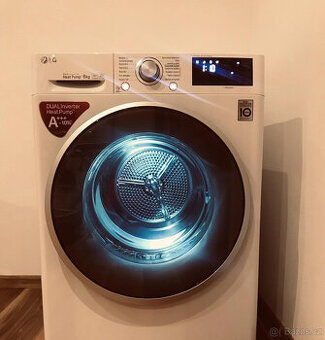 Sušička LG 8kg A+++dual inverter heat pump, tepelné čerpadlo