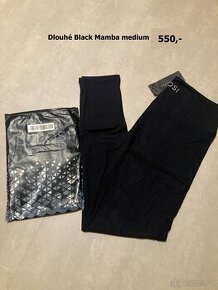 Lelosi dlouhé legíny Black Mamba černé - nové - všechny vel.