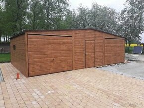Plechová garáž 9x6 m - 1