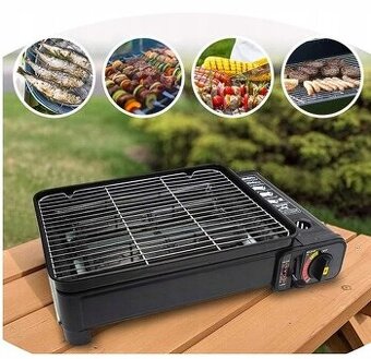 Přenosný plynový gril v kufříku – nový