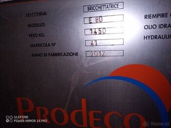 Briketovaci lis comafer prodeco