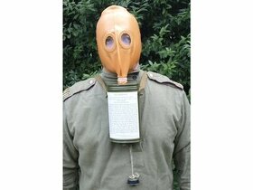 ruská plynová maska ww1 čs legie kummant zelinsky