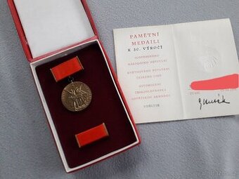 Pamětní medaile k 30.výročí