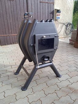 Teplovzdušná kamna do dílny, do chaty nebo na stavbu