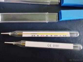 Teploměr lékařský rtuťový - 4+1 ZDARMA