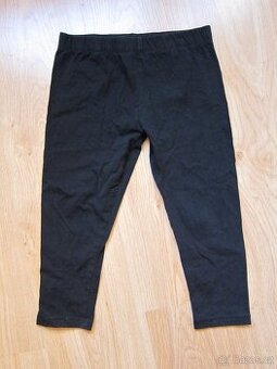 Dívčí bavlněné černé capri kalhoty vel. 146